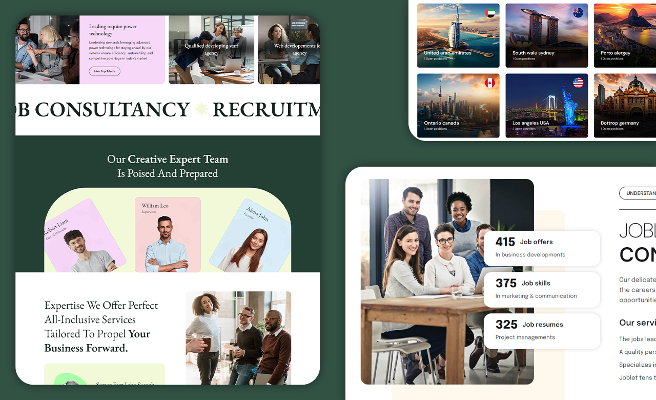 Joblet Job Recruitment Services WordPress Theme