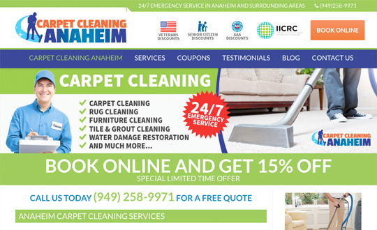 Anaheim Carpet Cleaning Services