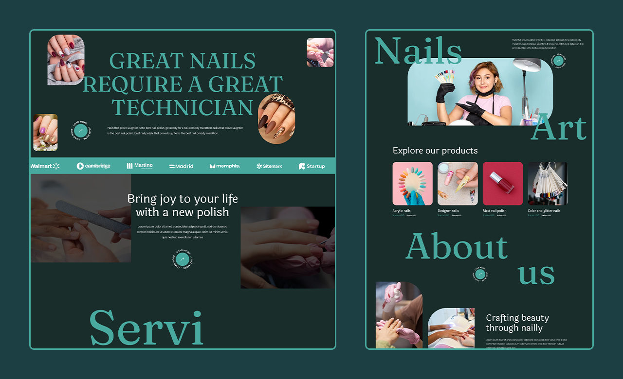 Nailly Beauty and Wellness Website Webflow Template