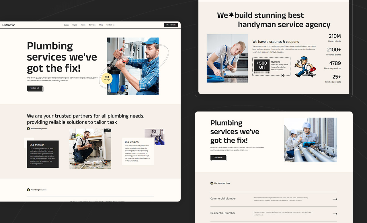 Fixflow Plumber and Handyman WordPress Theme