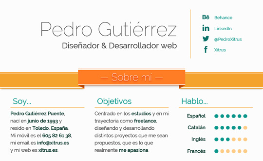 Pedro Gutierrez Curriculum Vitae