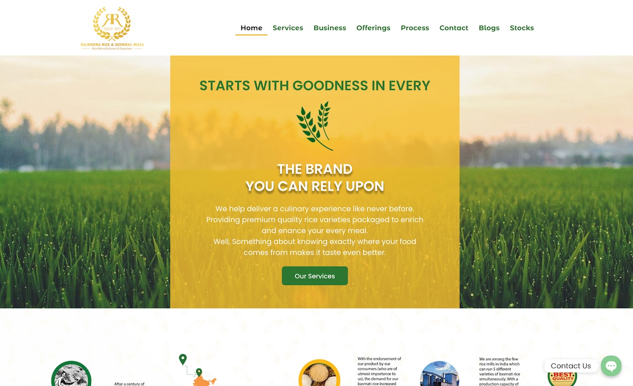 Rajendra Rice and General Mills