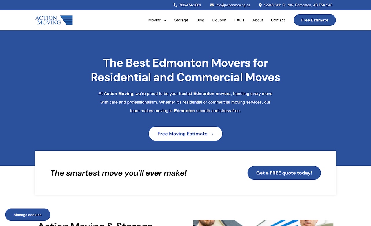 Action Moving and Storage