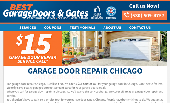 Emergency Garage Door Repair Chicago