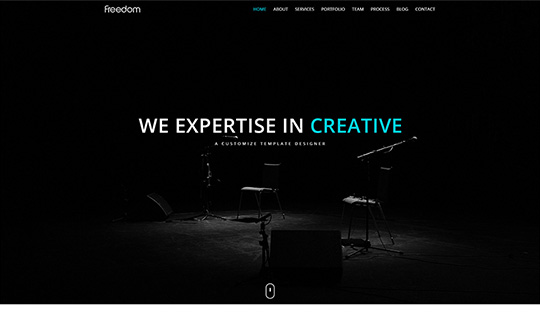 Freedom One Page Responsive Template