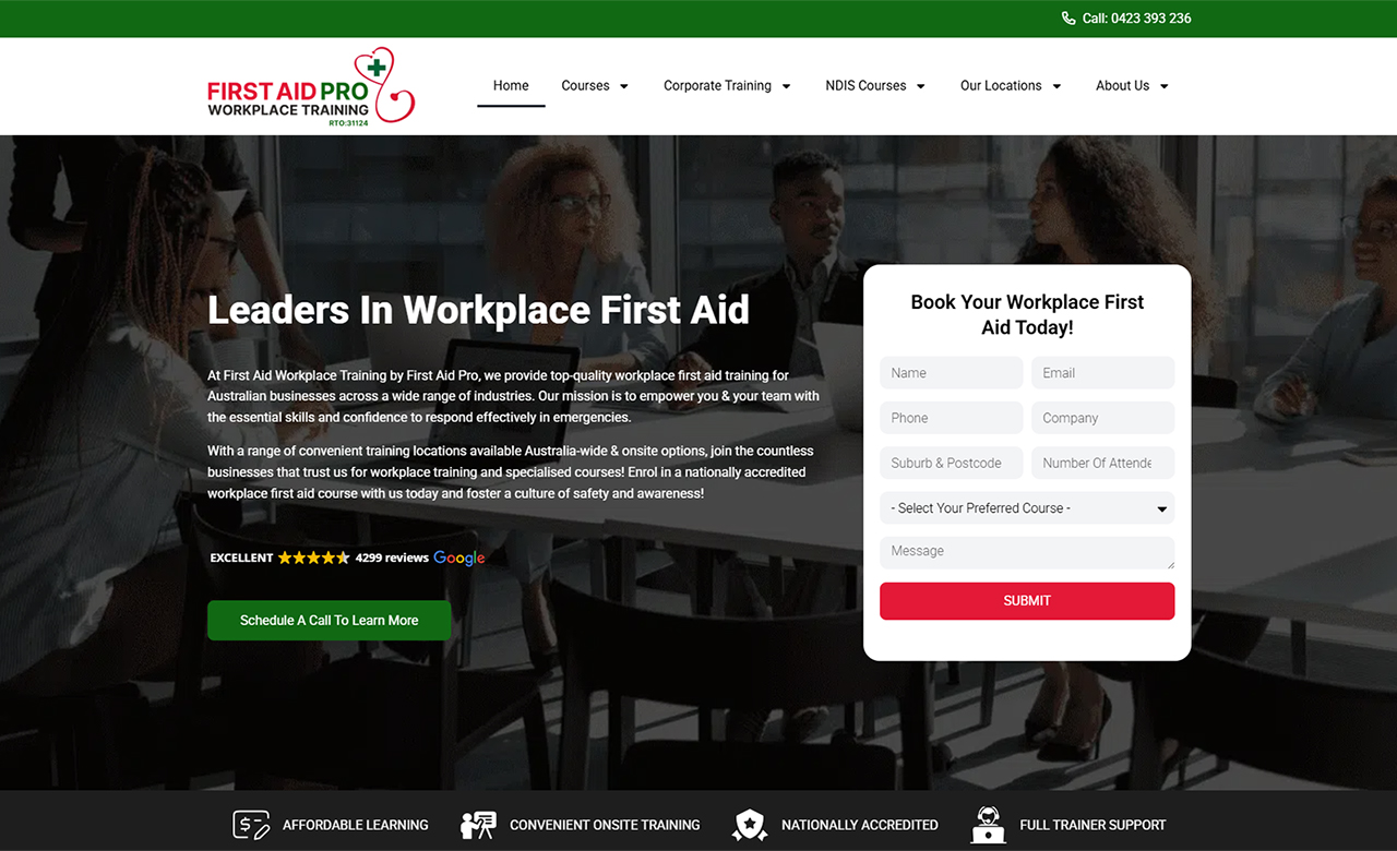 First Aid Workplace Training