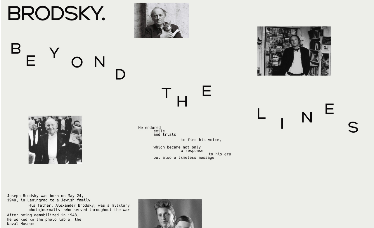 Brodsky beyond the Lines
