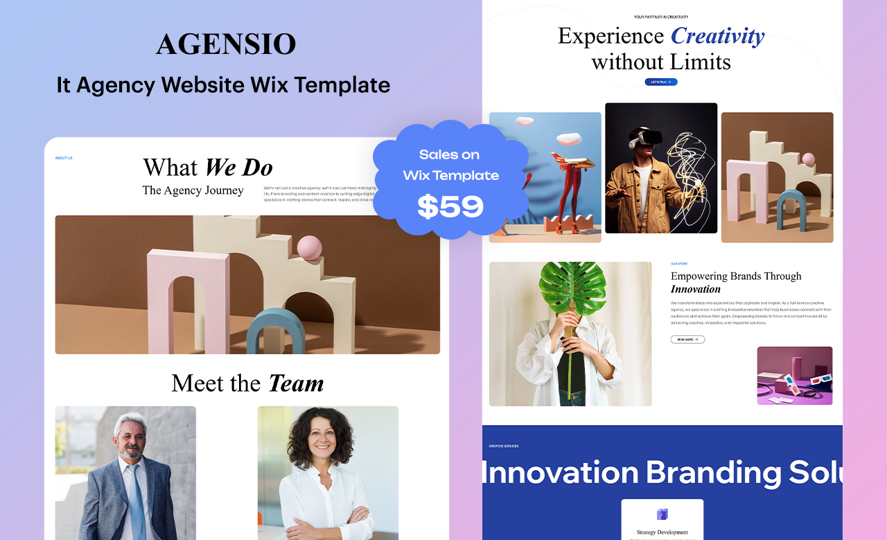 Agensio Wix Template