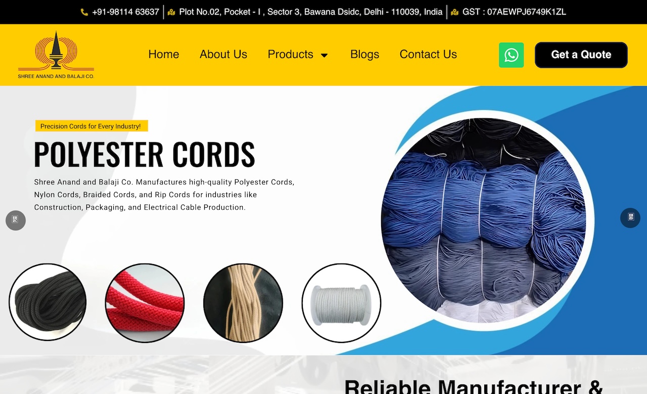 Polyester Cords