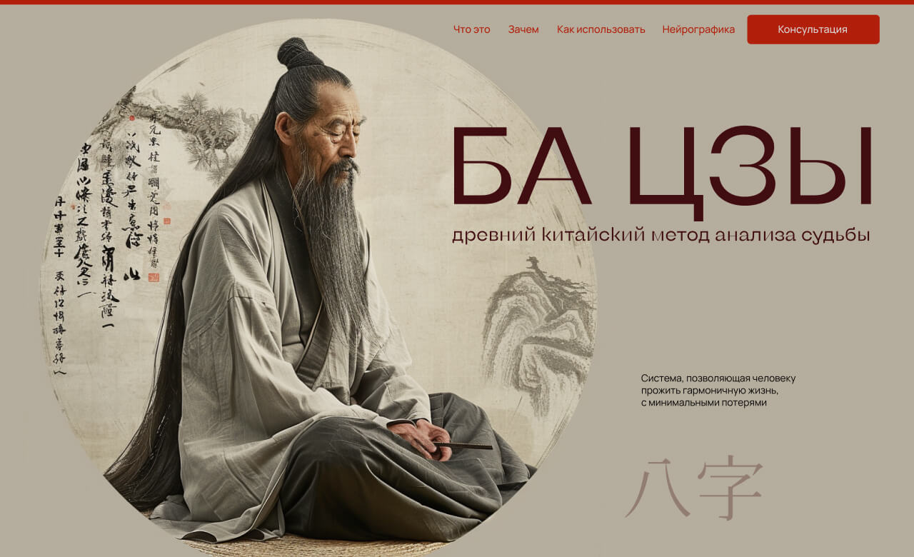 The Chinese philosophy of Ba Tzu