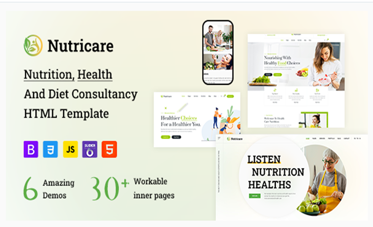 Nutricare HTML5 Template