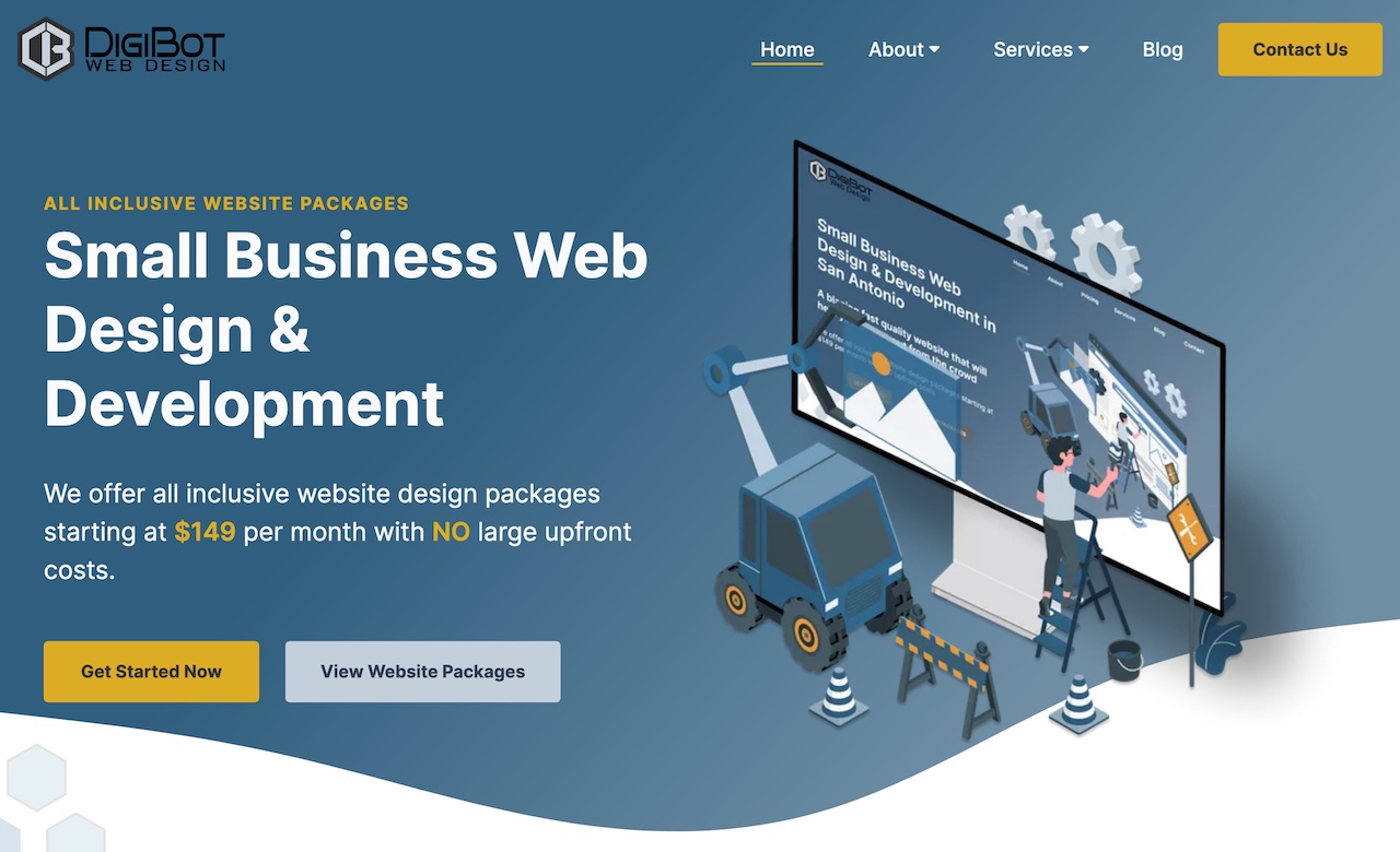 Digibot Web Design