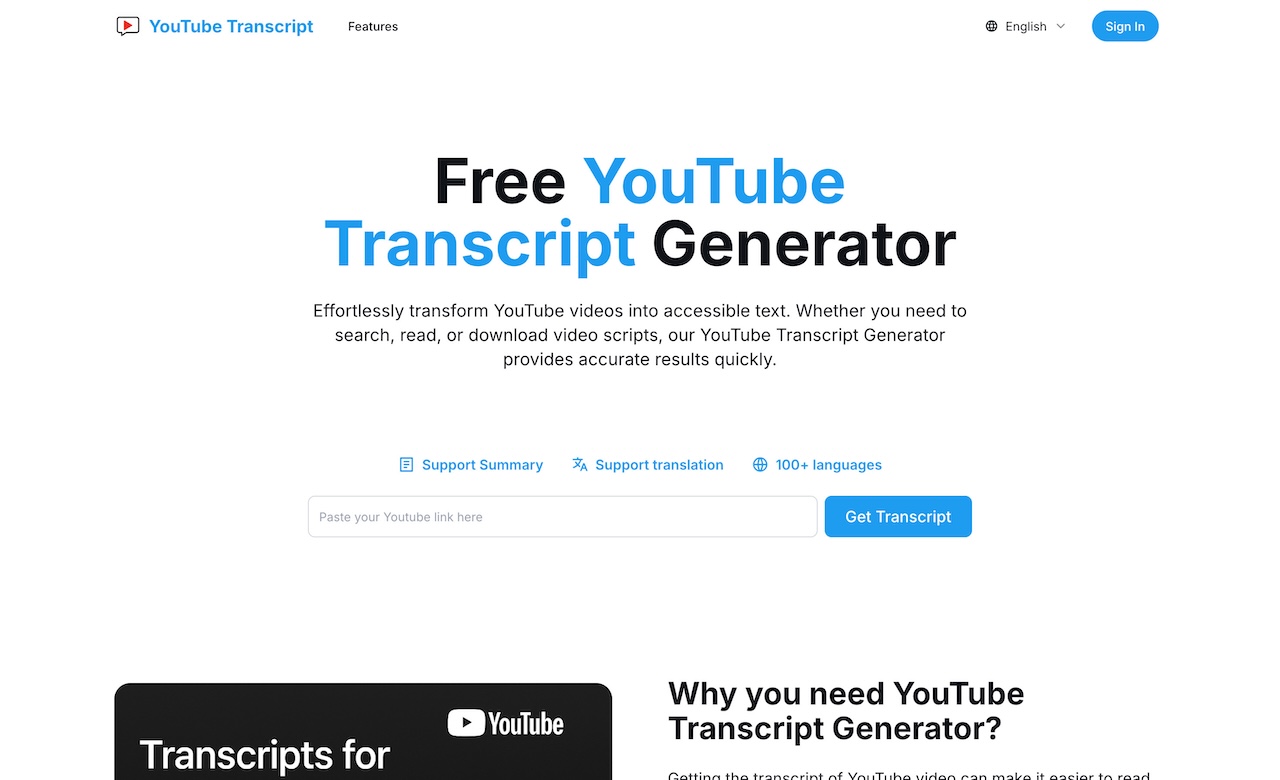 YouTube Transcript
