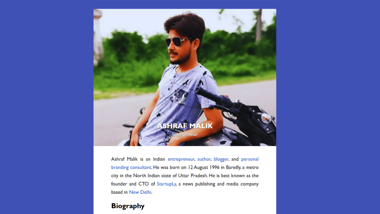 Ashraf Malik