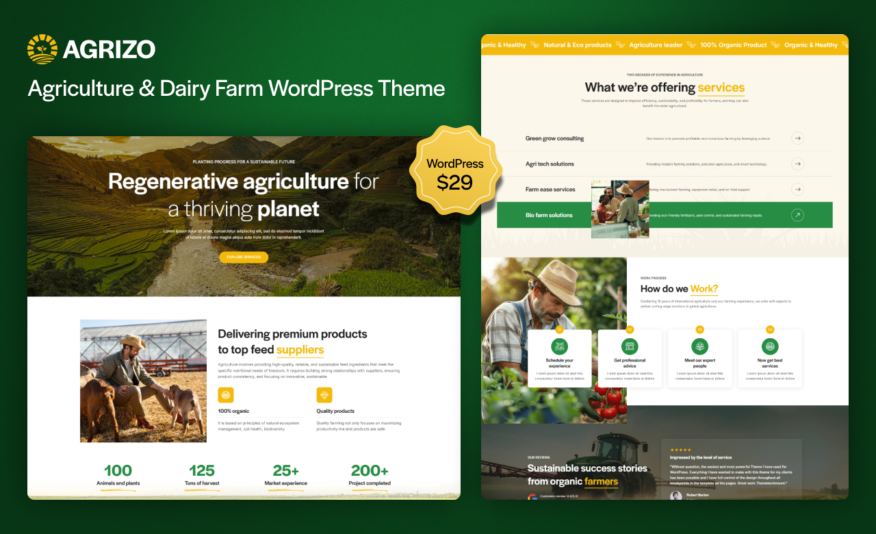 Agrizo WordPress Theme