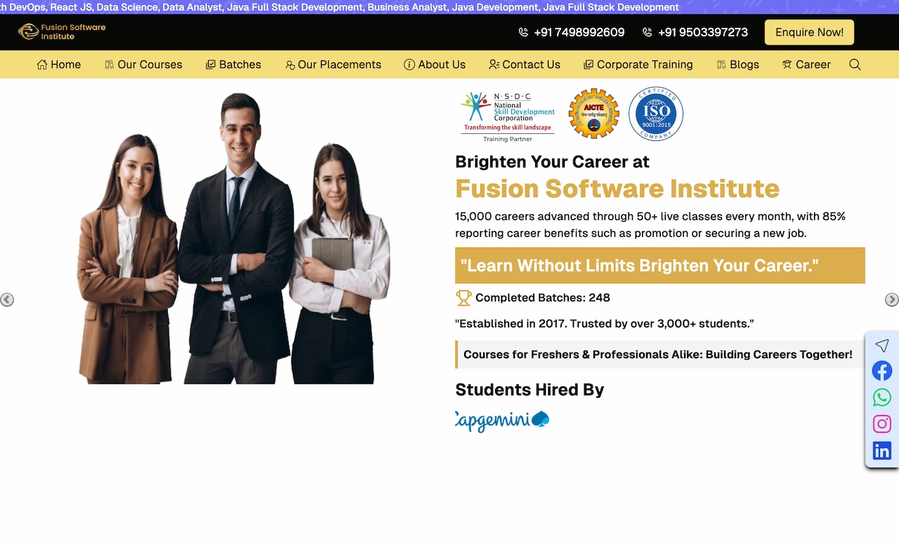 Fusion Software Institute