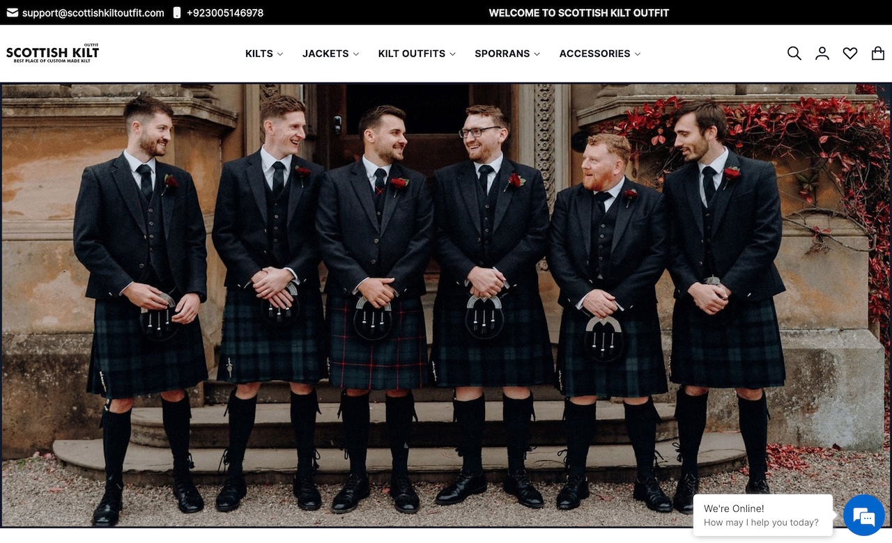Scottish Kilt Outfit
