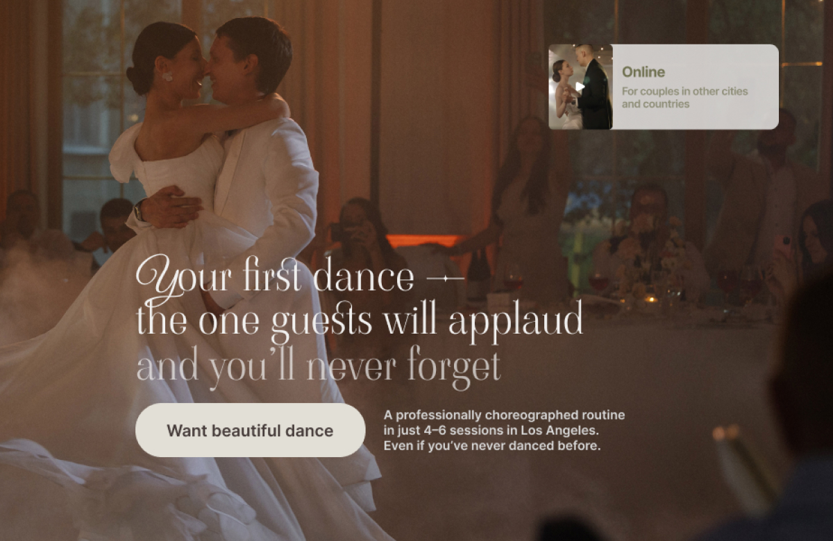 Dance for Wedding