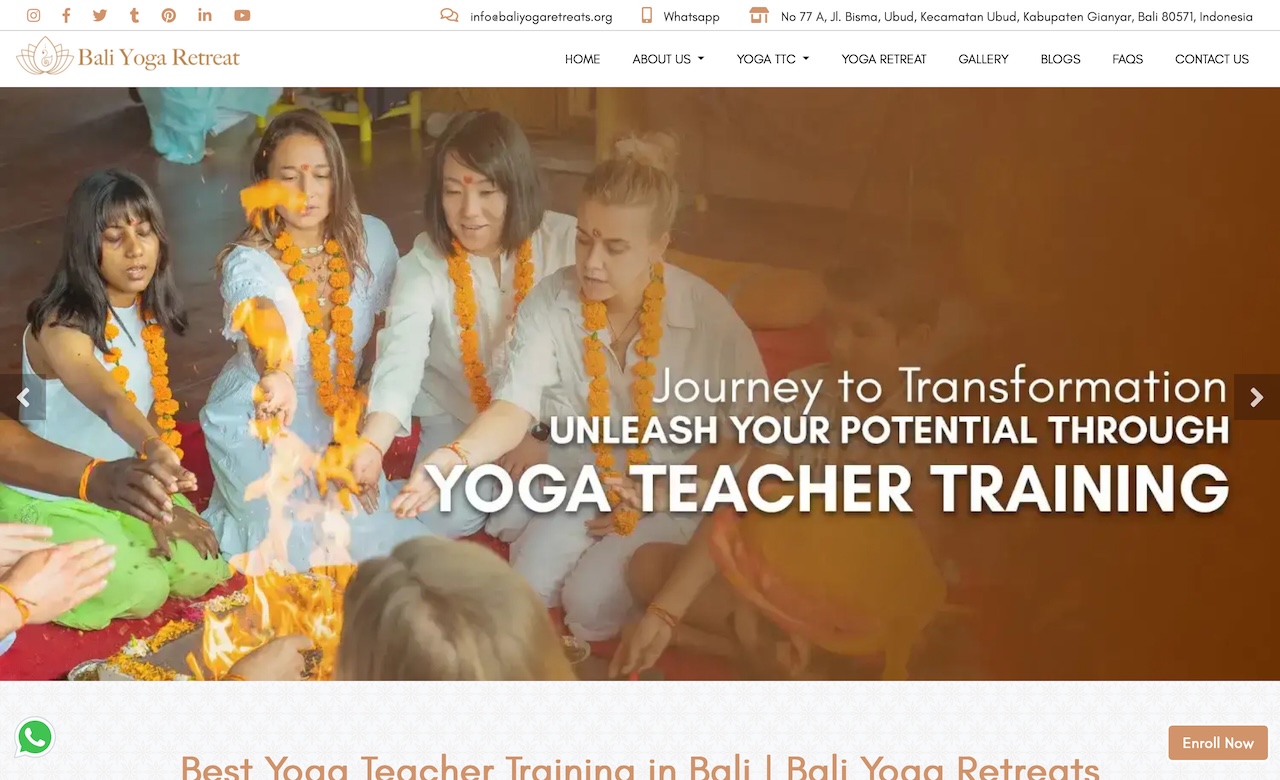 Bali Yoga Retreats