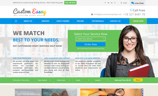 custom essay writing service