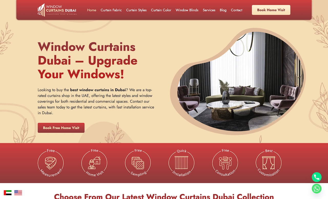Window Curtains Dubai 
