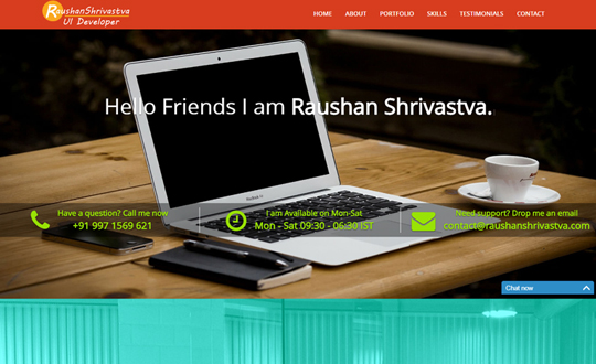 Raushan Shrivastva Freelancer UI Developer