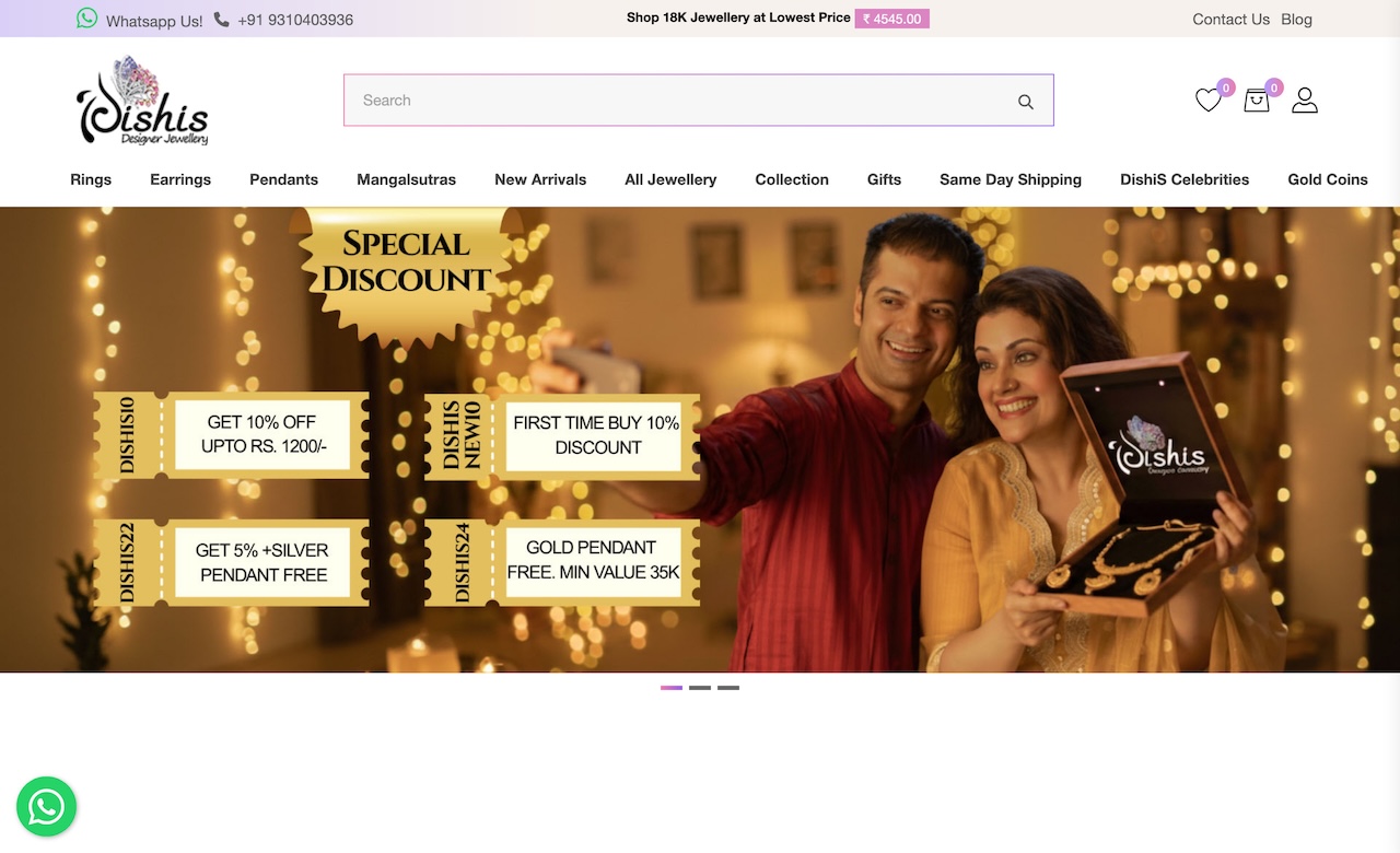 Dishis designer jewellery