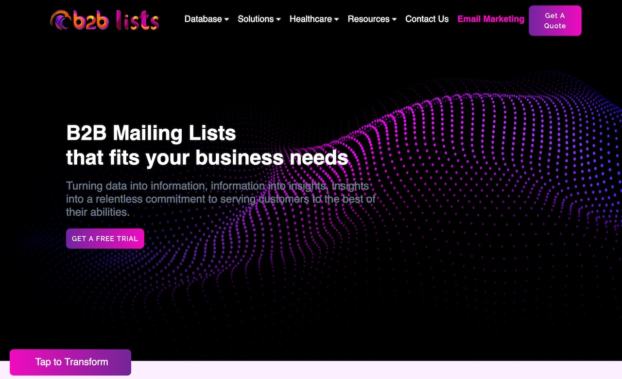 B2B Lists