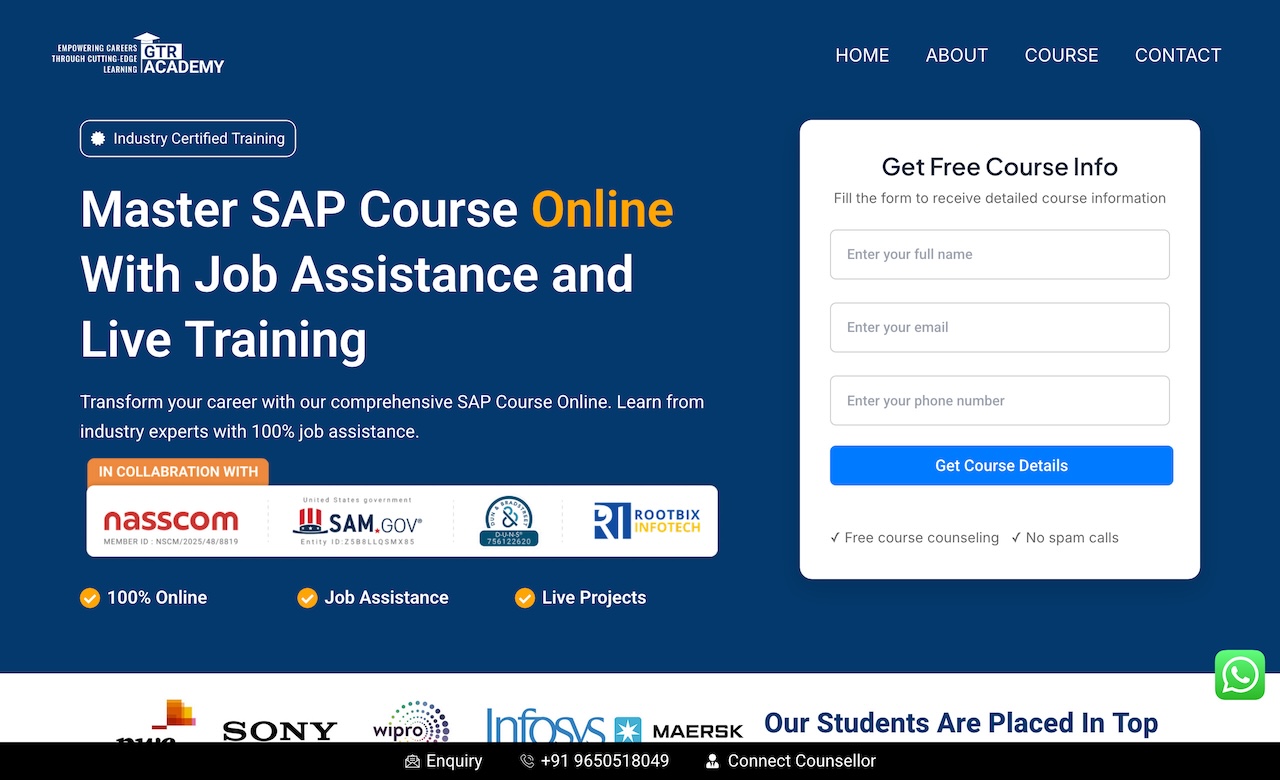 SAP Course Online