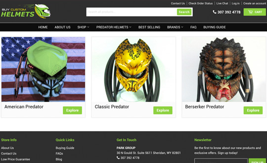 Buy Custom Helmets