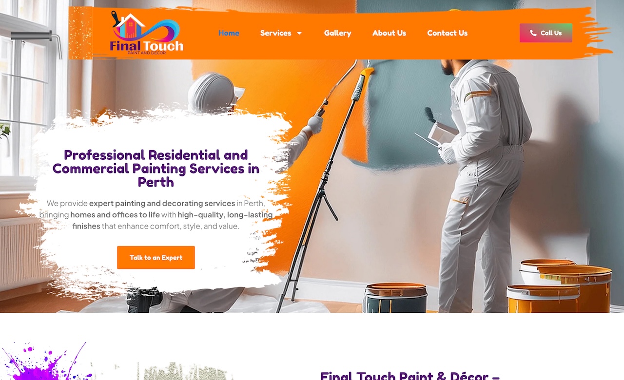 Final Touch Paint and decor