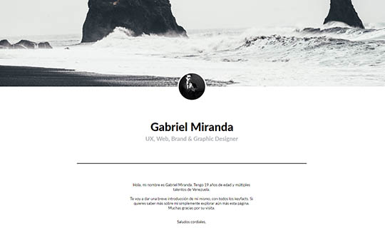 Gabriel Miranda Portfolio