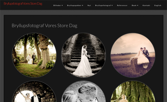 Bryllupsfotograf Vores Store Dag