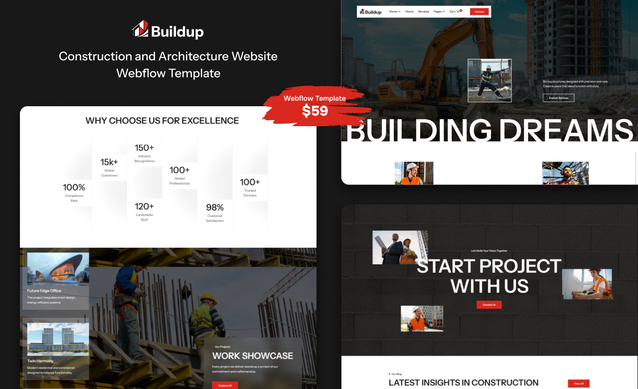 Buildup Webflow Template