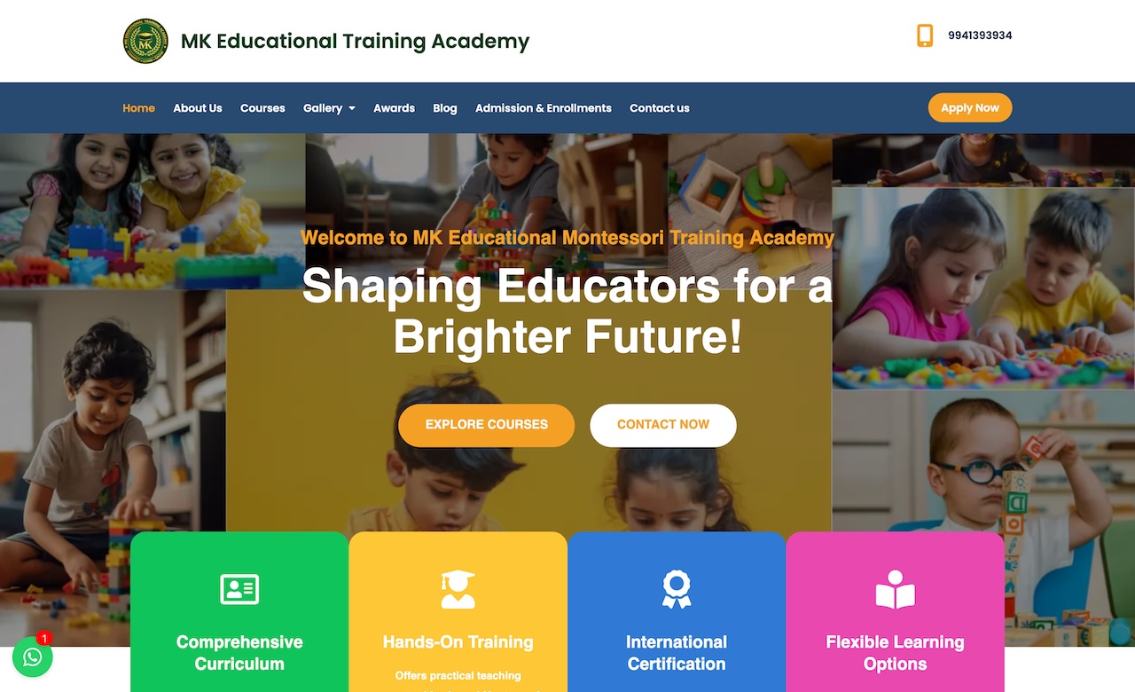 MK Educational Training Academy