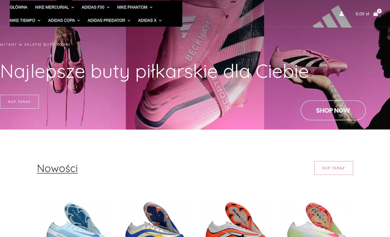 Buty korki nike mercurial