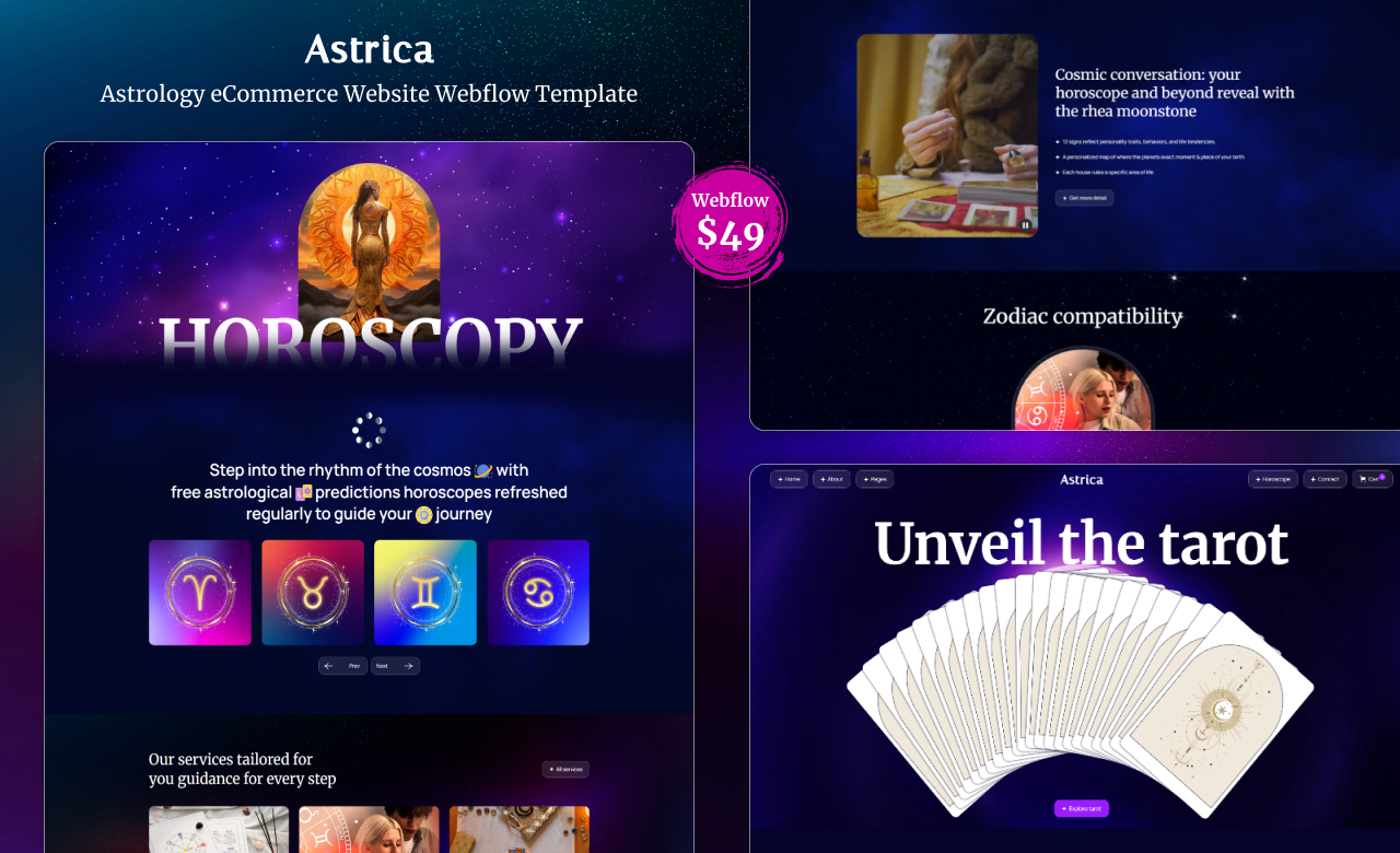 Astrica Webflow Template