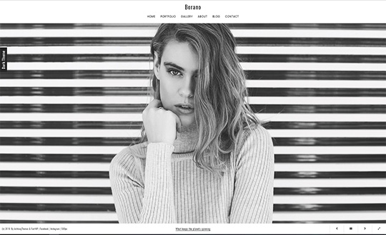 Borano Photography Portfolio WordPress Theme