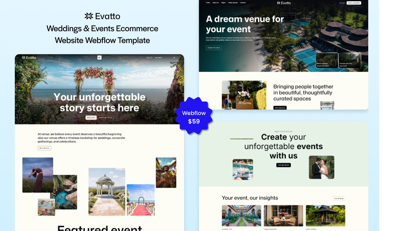 Evatto Webflow Template