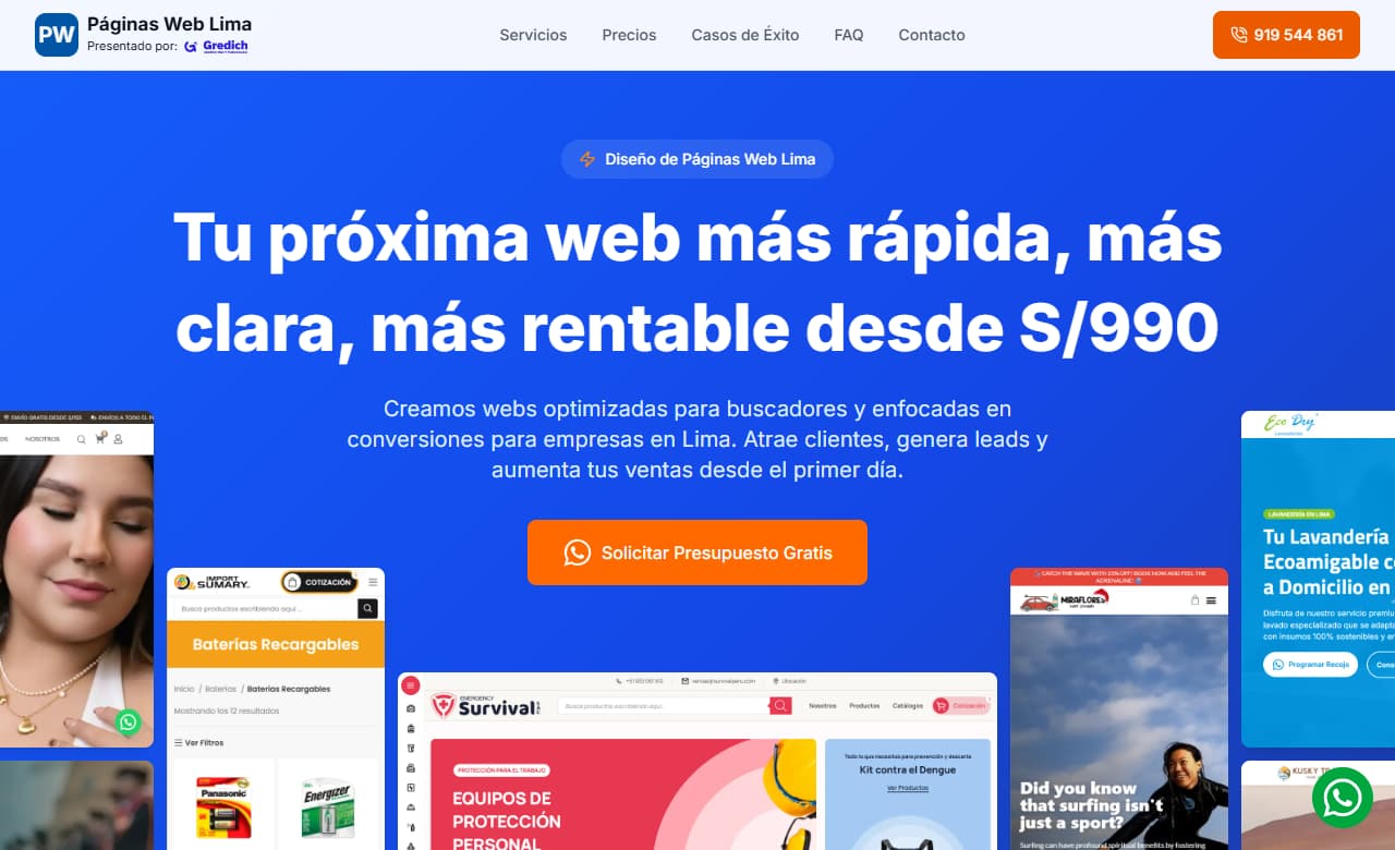 Paginas Web Lima