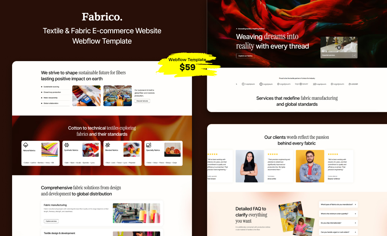 Fabrico Webflow Template