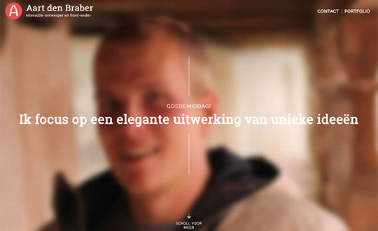 Aart den Braber   webdesigner and UX'er