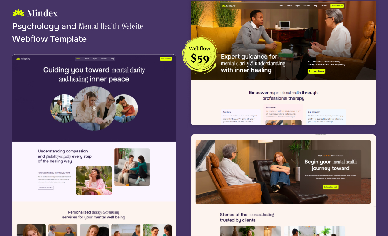 Mindex Webflow Template