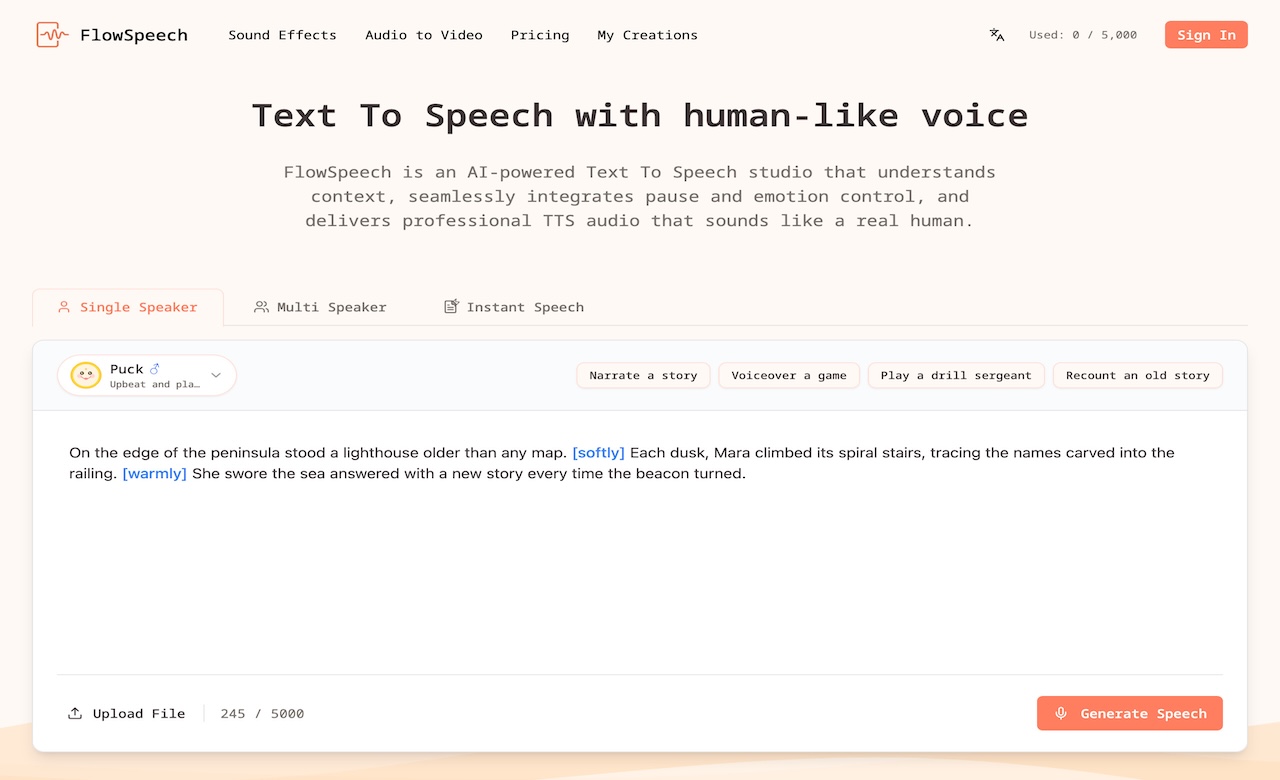 FlowSpeech