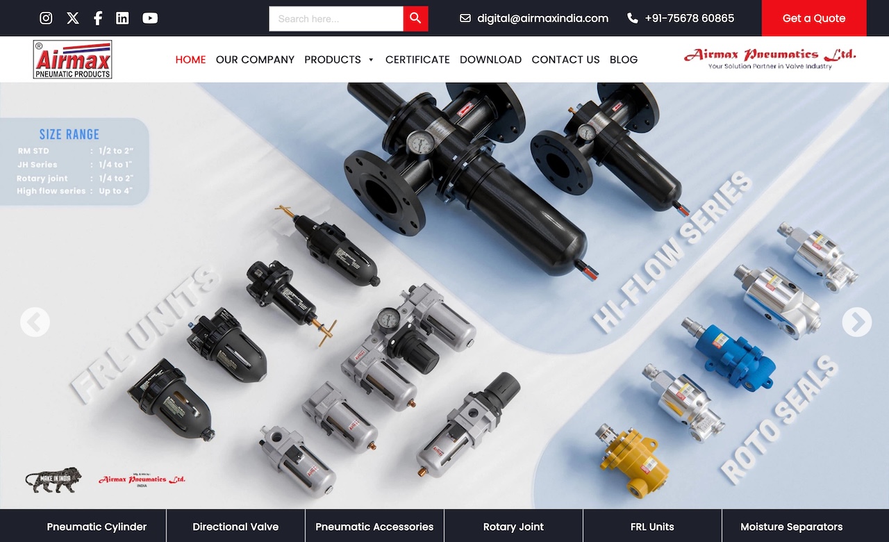 Airmax Pneumatics Ltd