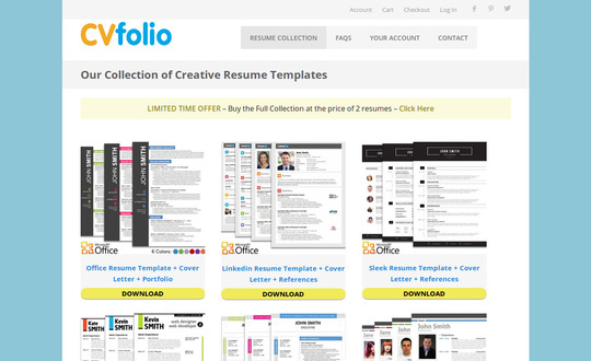 CVfolio Creative Resume Templates
