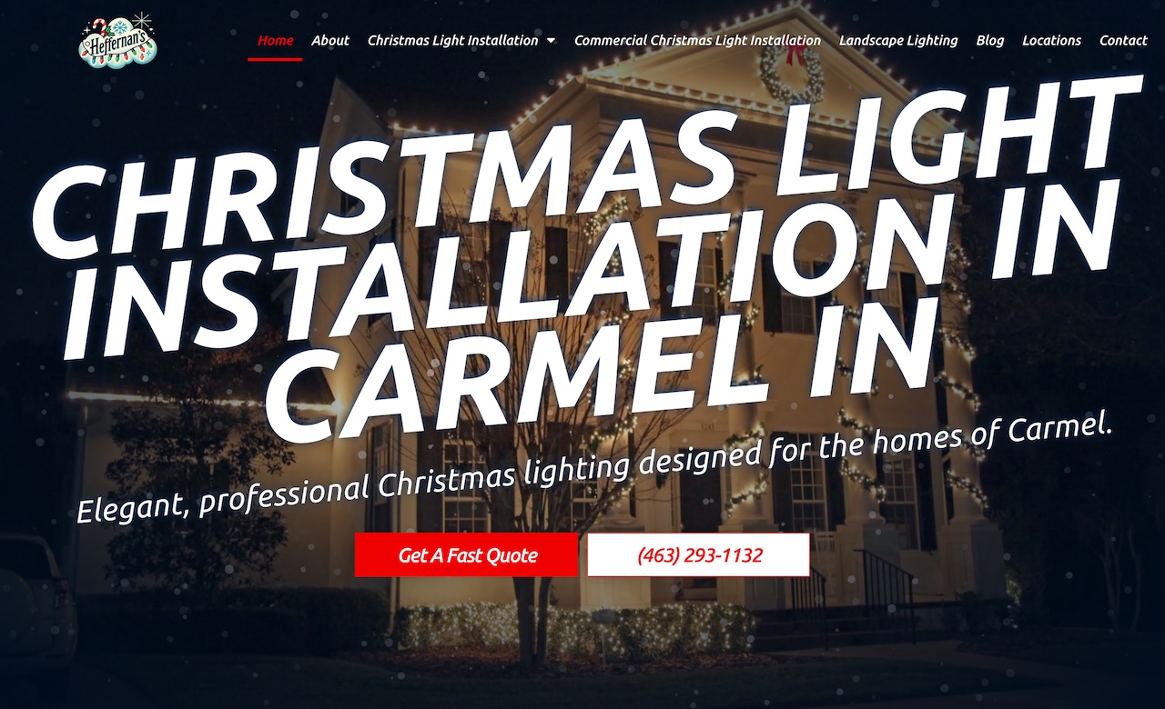 Heffernans Christmas Light Installation