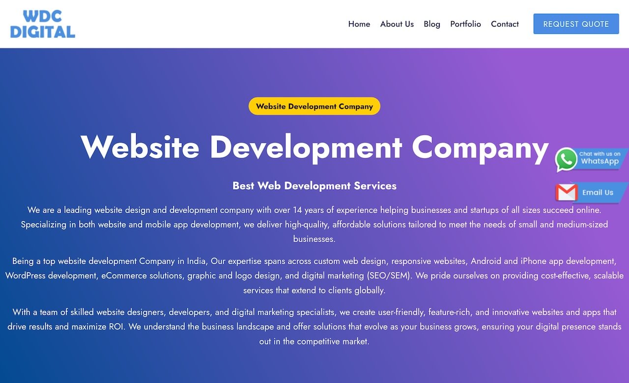 Website Development Company India