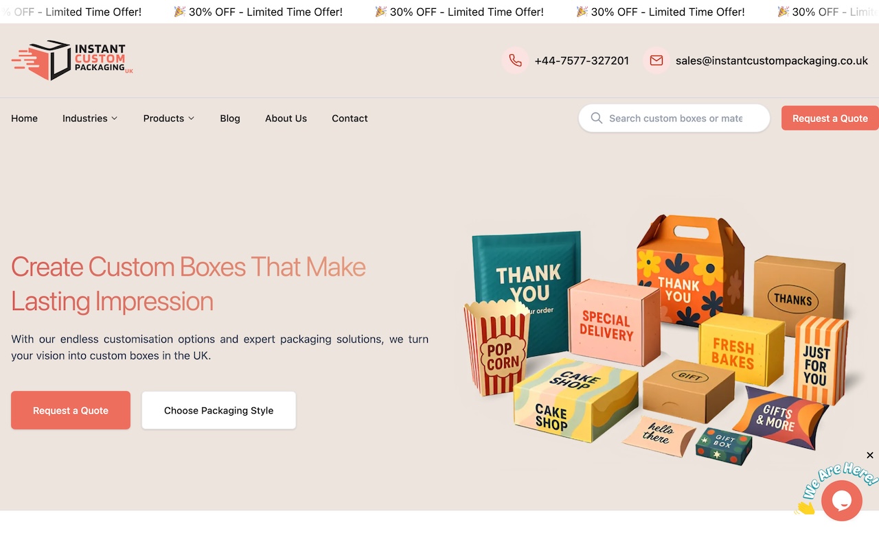 Instant Custom Packaging