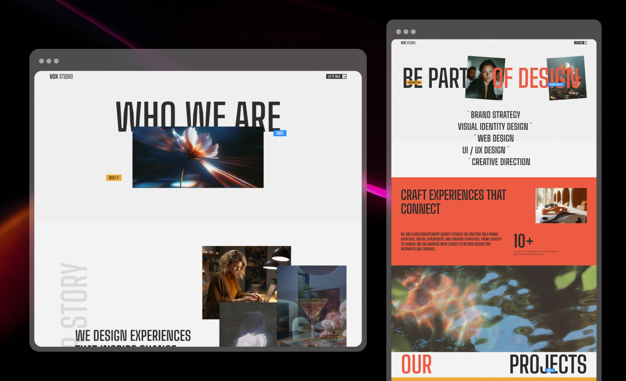 VoxStudio Webflow Template